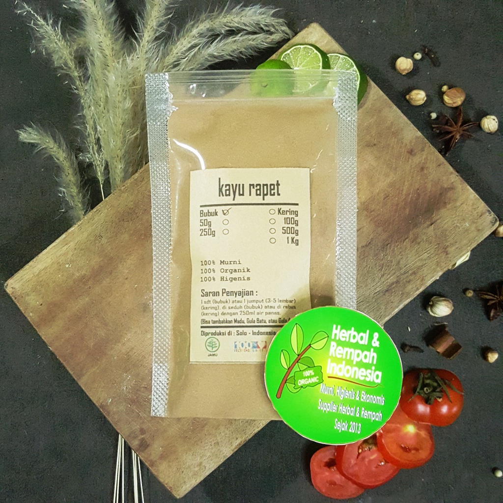 

Kayu Rapet Bubuk - 50 GR / REMPAH / JSR / 100% MURNI