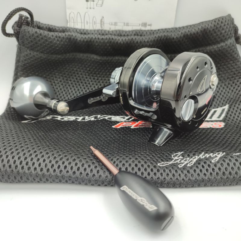 REEL OH JIGGING MASTER POWER SPELL PE 2 LEFT  HANDLE
