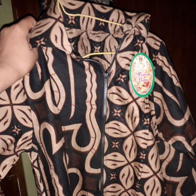 Batik Wanita Tunik Indrayanti Kekinian Modern Pakaian Atasan Seragaman Murah Kerja Kantor Kondangan