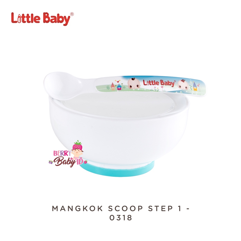 Little Baby Mangkok Bayi Easy Scoop Bowl Baby Step 1 MPASI #0318 Berry Mart