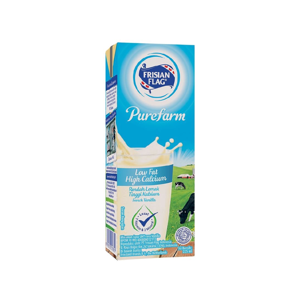 

OL8 - Frisian Flag Susu Cair Low Fat Vanilla 225Ml