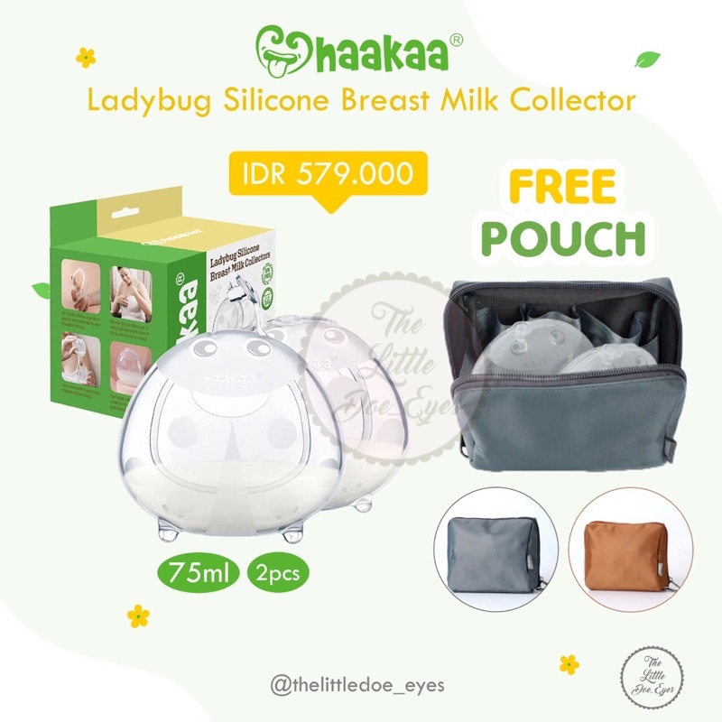 [READY] Haakaa Ladybug Silicone Breast Milk Collector - 75ml