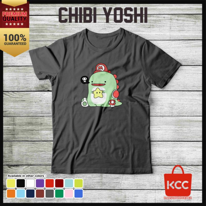 KAOS DISTRO PREMIUM PRIA WANITA CHIBI YOSHI