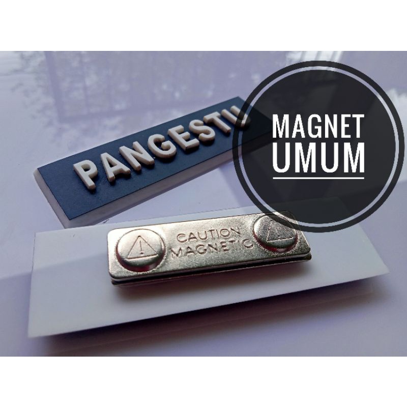 Exclusive Name Tag Super Timbul / Super Embossed