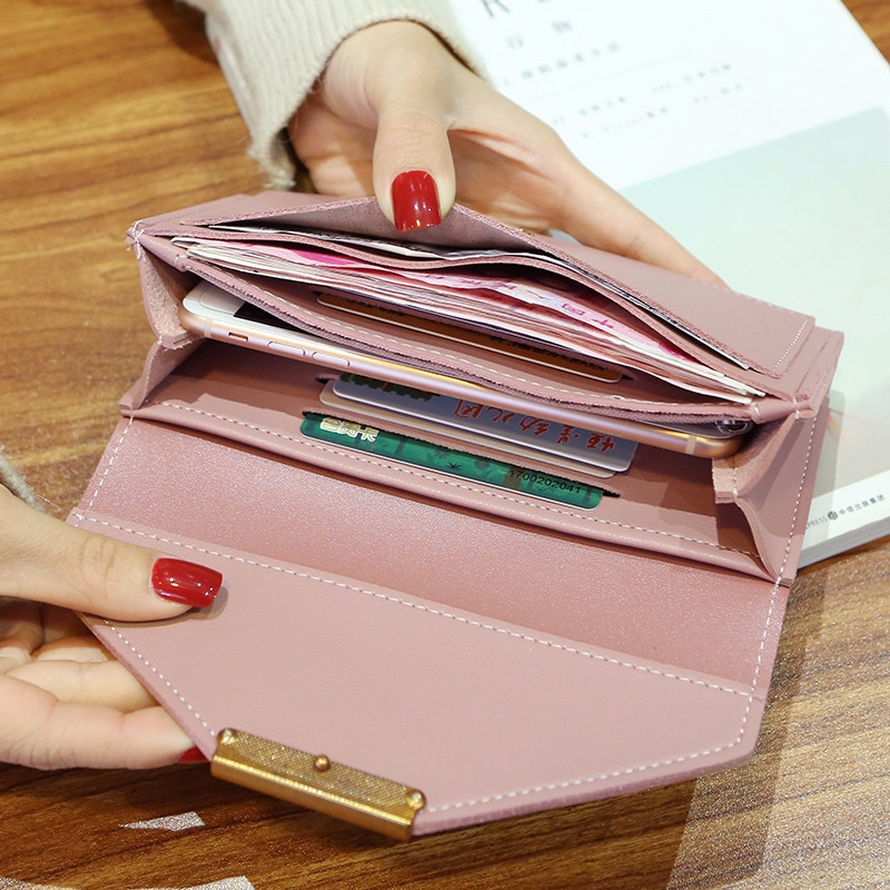 Khatin Dompet Panjang Premium Pria dan Wanita Import / Premium wallet / FEVER &amp; LOVE - 369