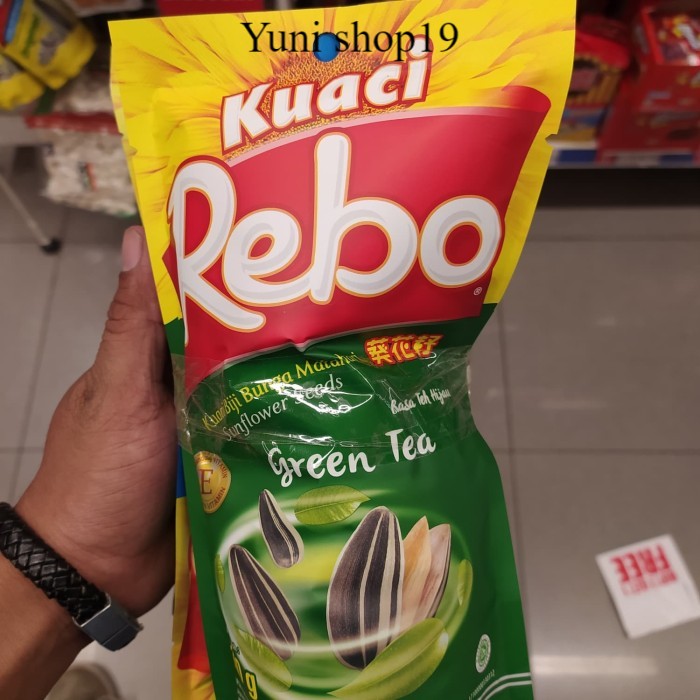 

kuaci rebo green tea 150gr