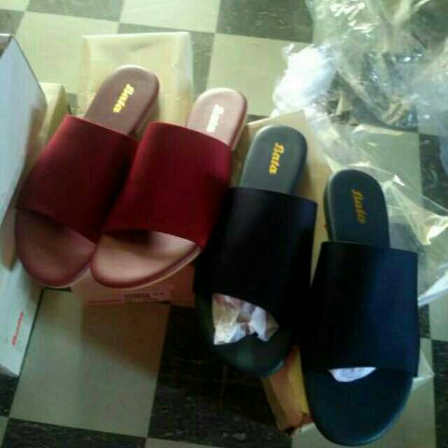 BATA Sandal Wanita ZORA (NAVY,CREAM,HIJAU,MAROON)