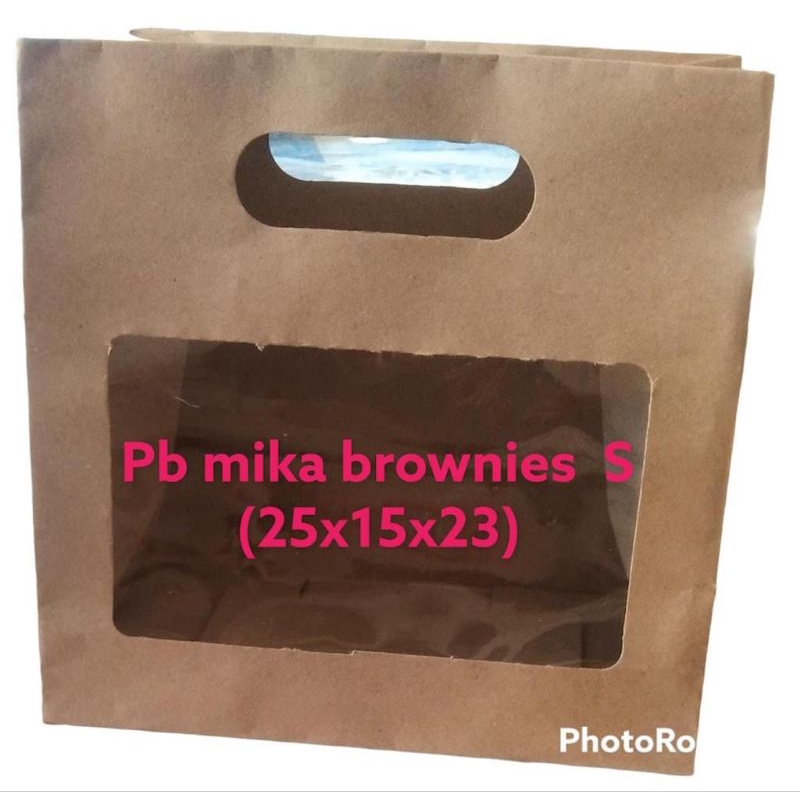 

Paperbag mika brownies S tas kertas