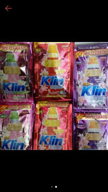 Sabun Cuci So Klin Liquid Deterjen Cair Renceng Refill Sachet 12 Buah Pasar Murah Jakarta