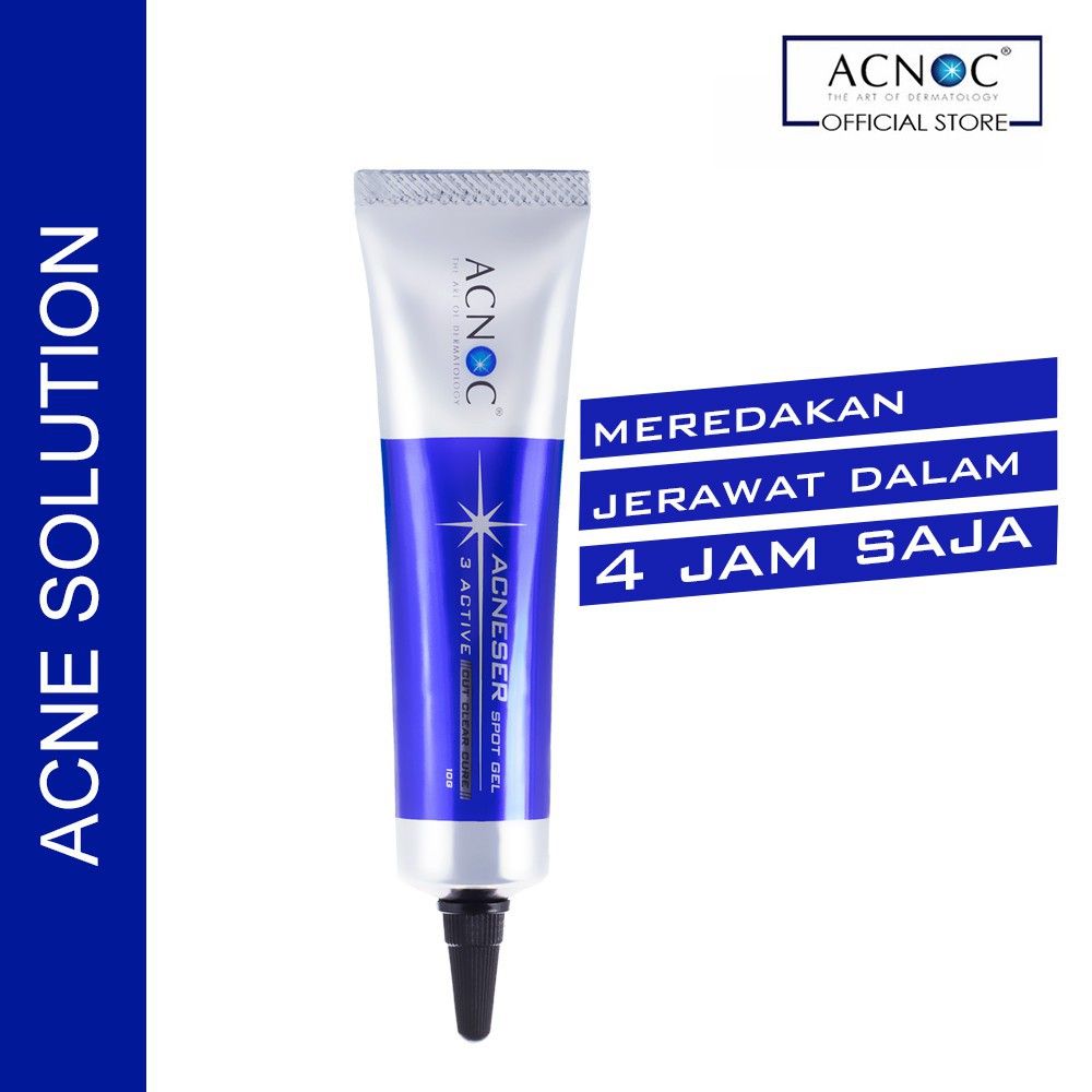 ACNOC Acneser Spot Gel 15G | Jerawat reda dalam 4 jam saja! Acne