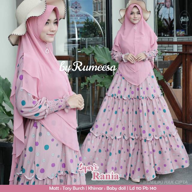 Gamis Rania Shakira Syari//Terlaris