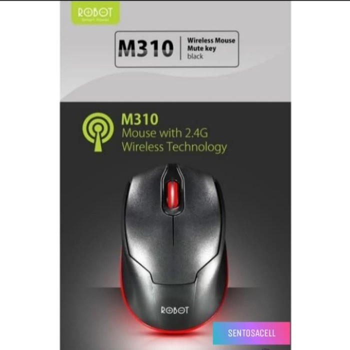 ROBOT M310 wireless mouse silent key black