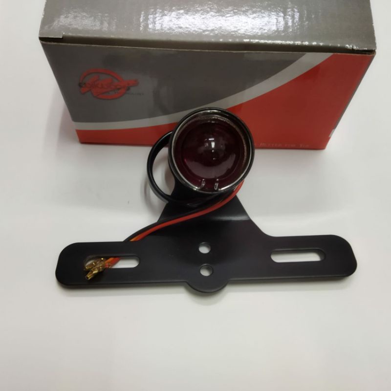 lampu belakang stop stoplamp rem stopan jaring bulat jadul led japstyle custom