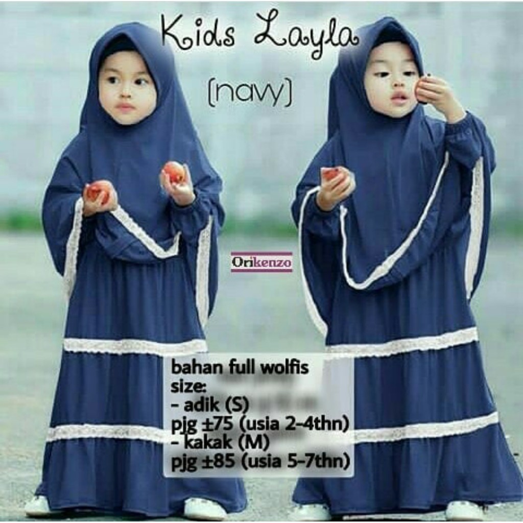 GAMIS ANAK TERBARU - LAYLA SYARI - 2-4 TAHUN