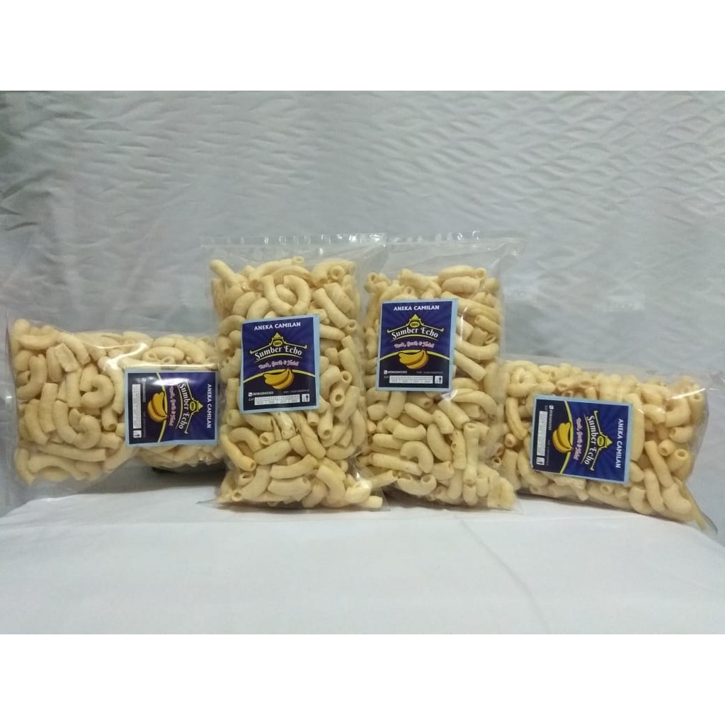 

Oleh Oleh khas Solo Makaroni Sumber Echo / makaroni / snak / makanan ringan / oleh oleh