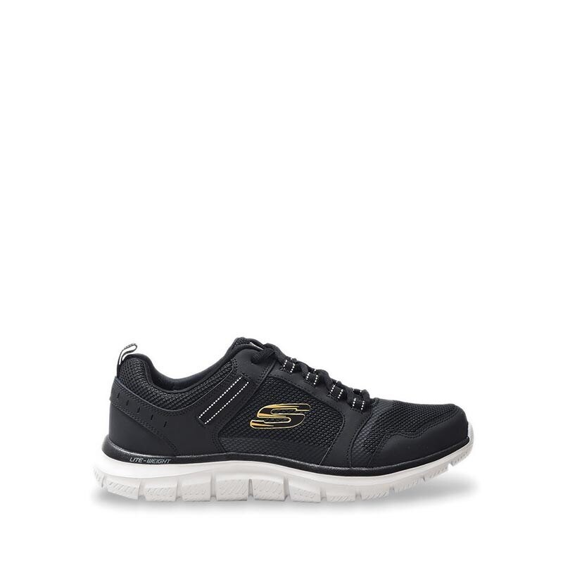 skechers black slip on sneakers