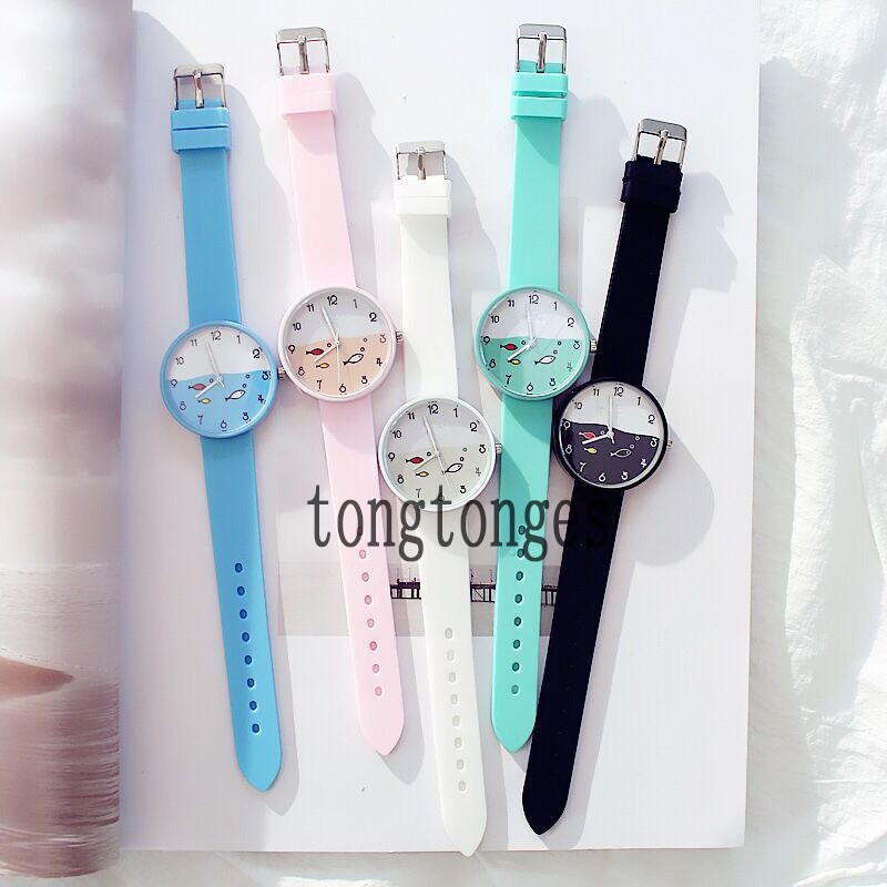 ✅[COD] Jam Tangan Wanita Korean Gaya Simple Fashion Watch W87