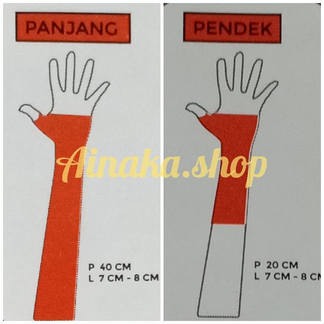 Soka handsock manset jempol international-pendek (size M)