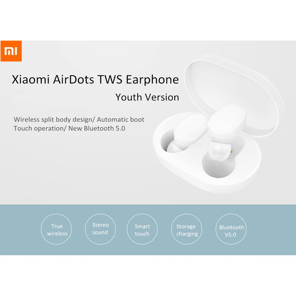 Xiaomi Airdots TWS Earphone Bluetooth Wireless