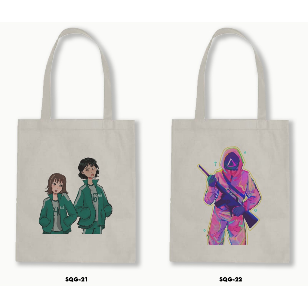 TOTE BAG BLACU - SQUID GAME 02