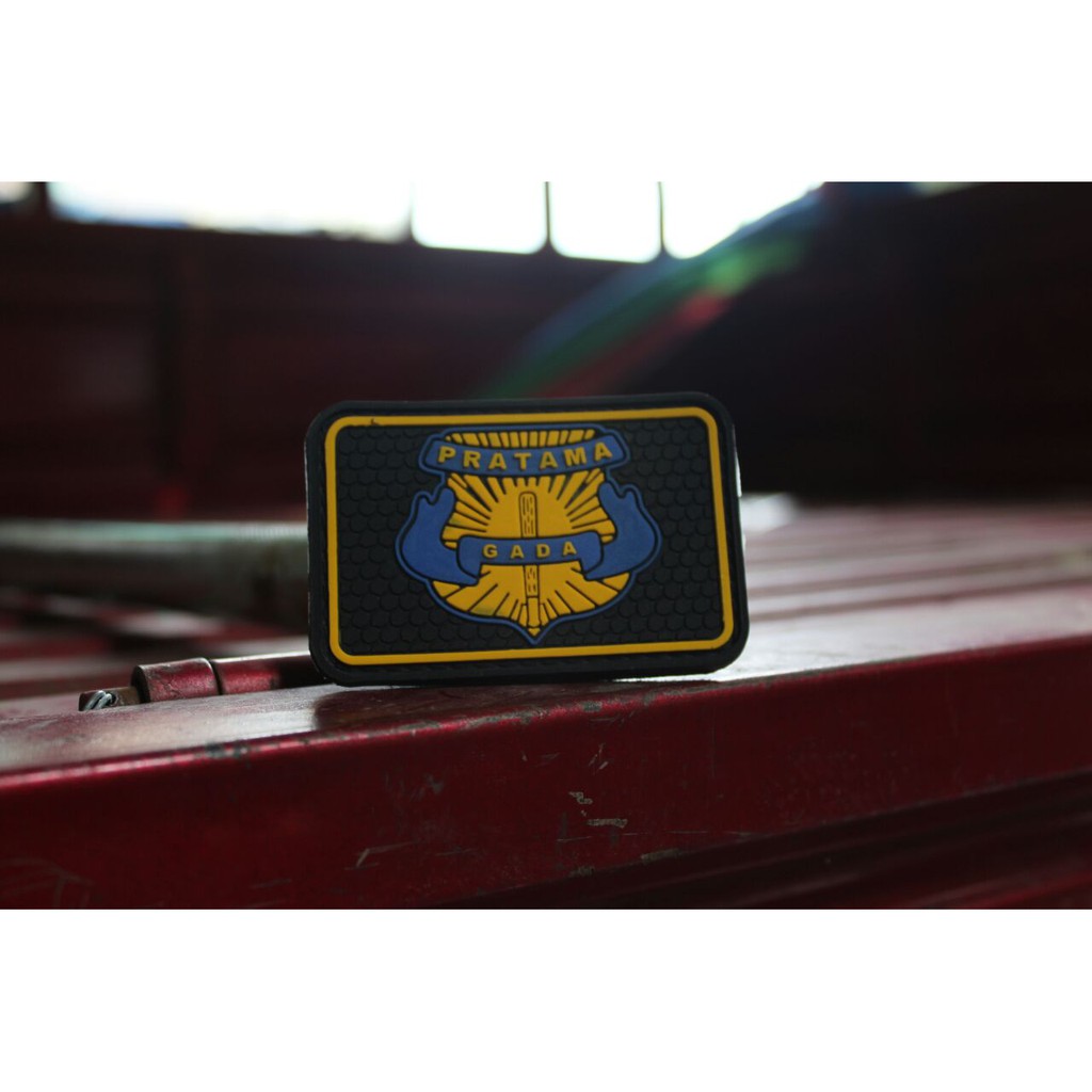 Perekat karet Patch rubber patch brevet satpam security