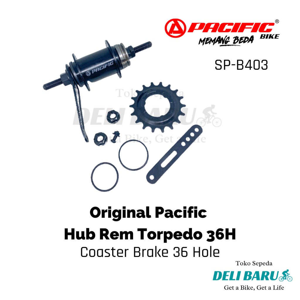 Hub rem torpedo 36 hole sepeda BMX fixie 36H