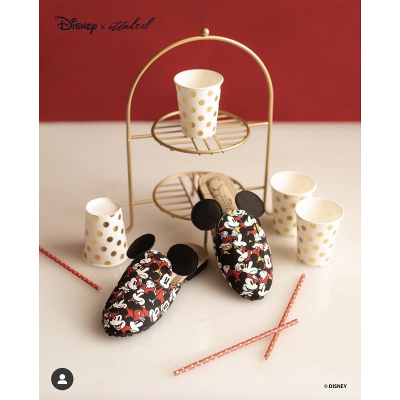 BOOKED Ittaherl x Disney Oh Boy Mules Rouge Size 38