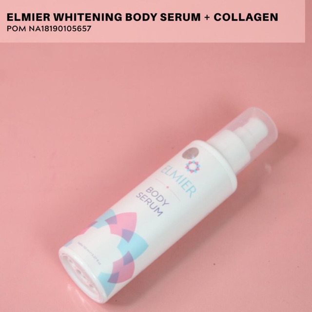 [ISTY] BISA COD & FREE LIPBALM Elmier body serum whitening collagen pemutih kulit sudah BPOM Halal M
