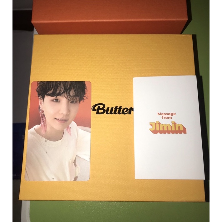 Photocard Suga Yoongi Cream Butter
