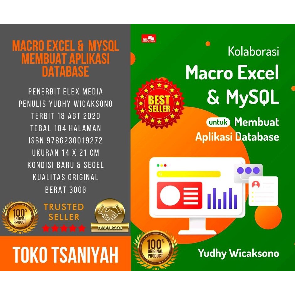 Jual Buku Komputer Kolaborasi Macro Excel MySQL Untuk Membuat Aplikasi Database Programmer Programming Indonesia Shopee Indonesia