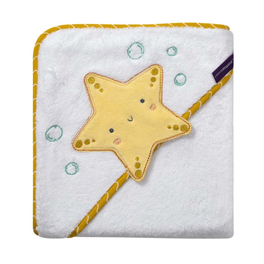 Clevamama Bamboo Apron Baby Bath Towel