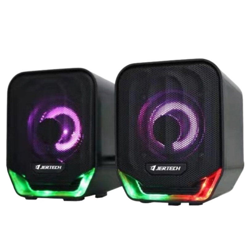 Speaker Gaming Jertech S4 Rival Audio Wired Speaker LED Speaker