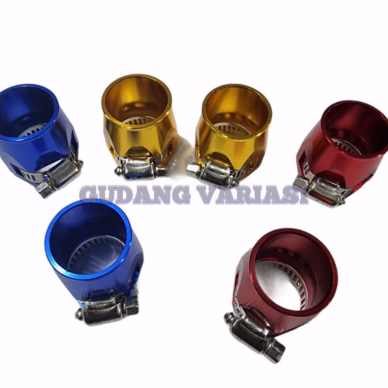 KLEMAN SELANG RADIATOR SAMCO 1 SET / BREKET SELANG SAMCO NINJA