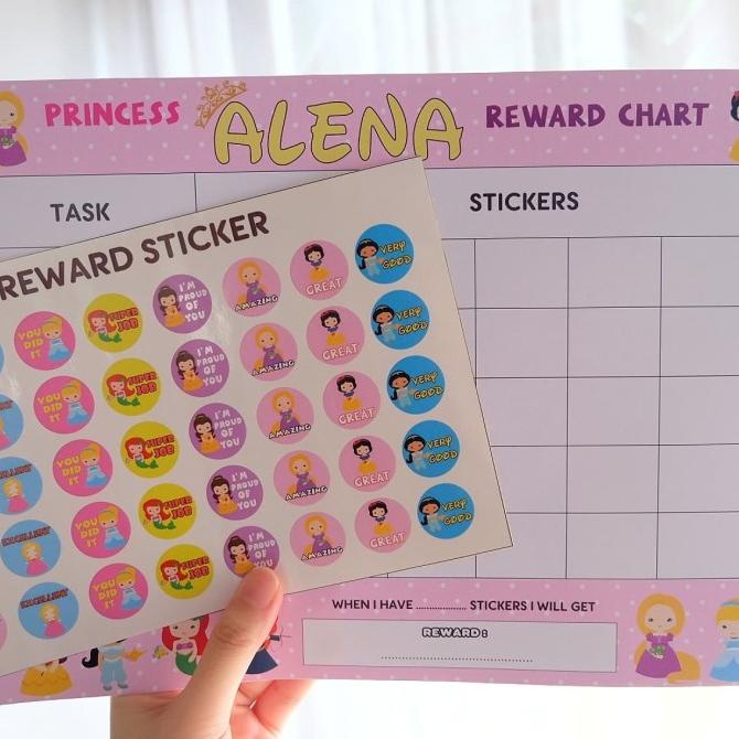 

#####] Paket Reward Chart dan Reward Stiker / Stiker prestasi anak /