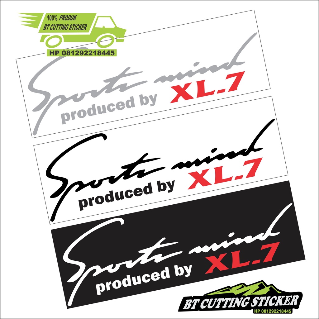 sticker mobil sticker sportmind xl7 sticker mobil suzuki xl7 sticker sportmind stiker mobil suzuki x