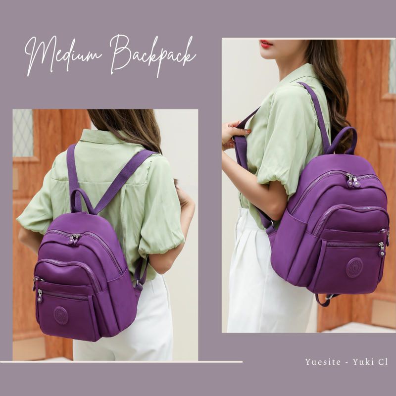 TAS RANSEL WANITA SEDANG YUESITE YUKI MEDIUM BACKPACK CYUTEBAGS