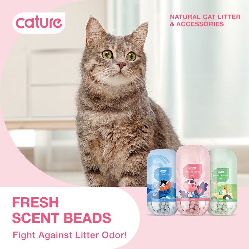 Jual Beads Cat Litter Deodorizer Cature Fresh Scent Floral Ocean Grassy Indonesia Shopee Indonesia