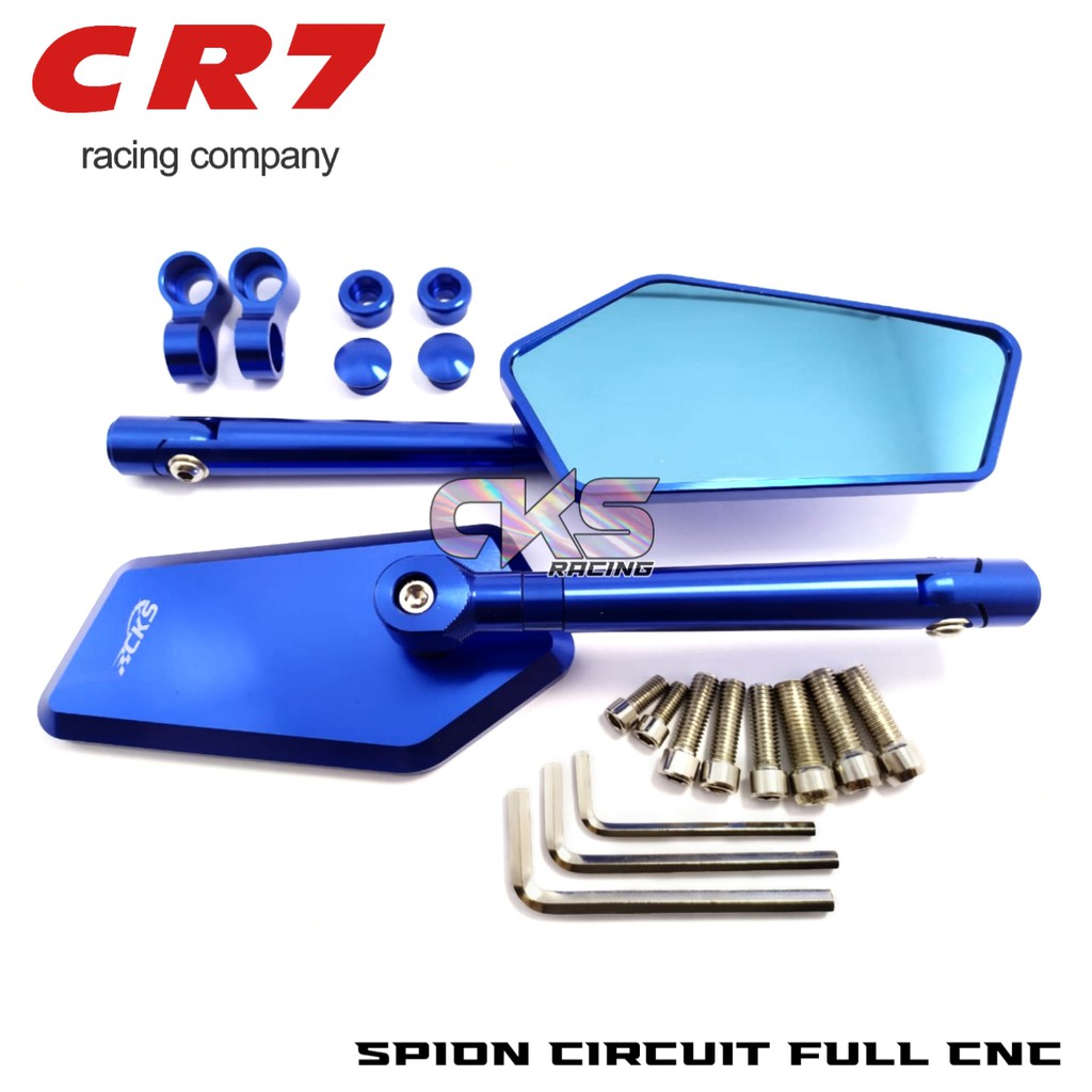 Spion Circuit Spion Full CNC CKS Original Universal Nmax,Pcx,Aerox,Vario,Mio,R15,Cbr150r,Ninja Dll-Blue