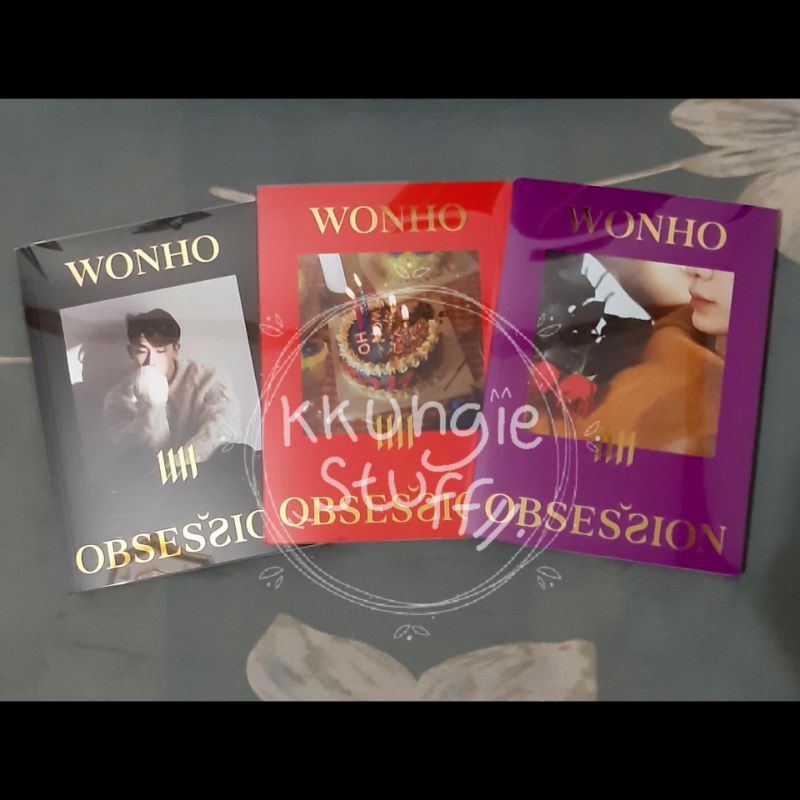 [BACA DESKRIPSI] WONHO OBSESSION ALBUM SEALED & UNSEALED MINUS PC