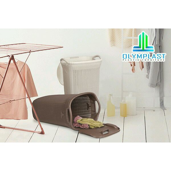  Keranjang  Pakaian Plastik  Olymplast Laundry  Basket Baju  