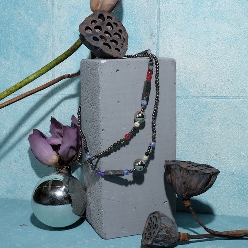 Lhasa Choker Beads Necklace