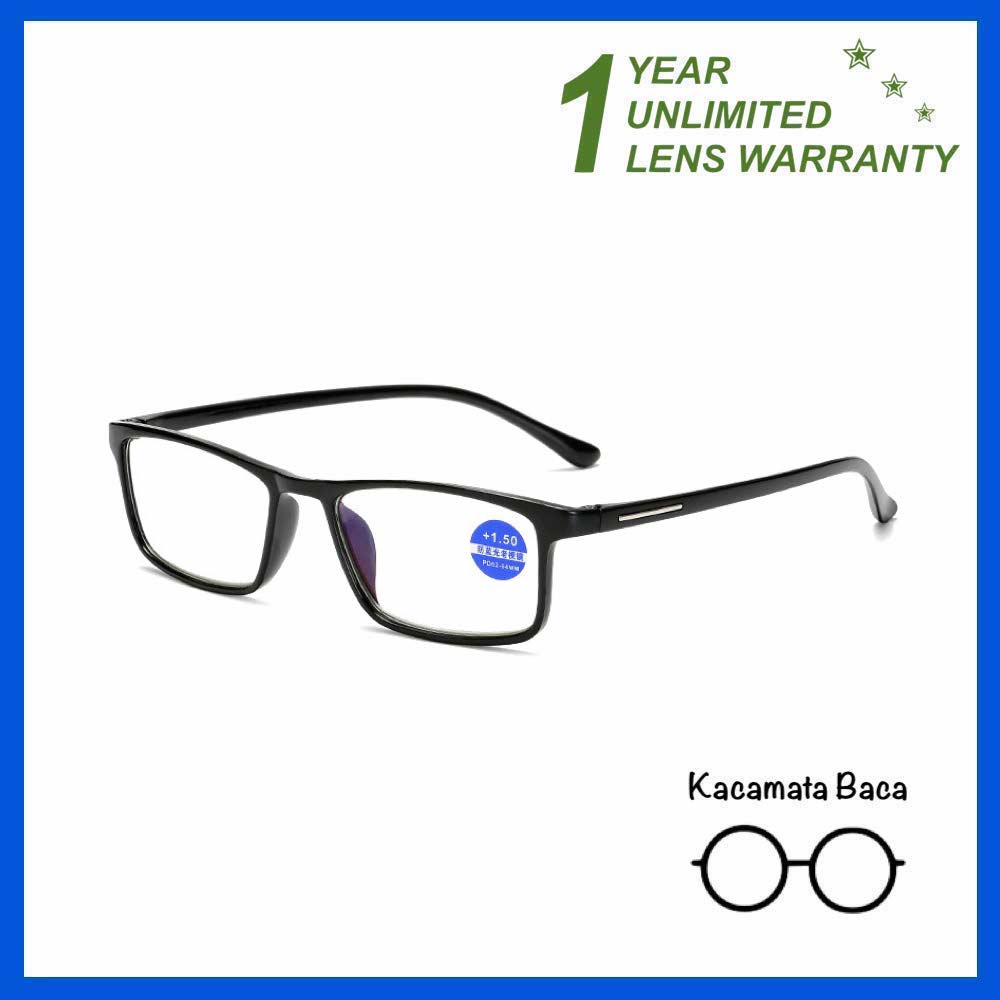 Kacamata Baca Plus Anti Radiasi Blue Ray Lens (Design Korea) Pria dan Wanita - HM878 ( Group )