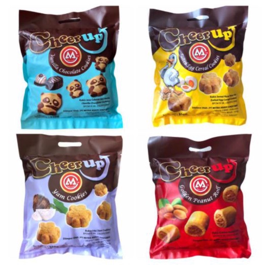 [HALAL] Cheer Up Cookies Malaysia 350gr Yam / Vanilla / Salted Egg / Chocolate Biscuit