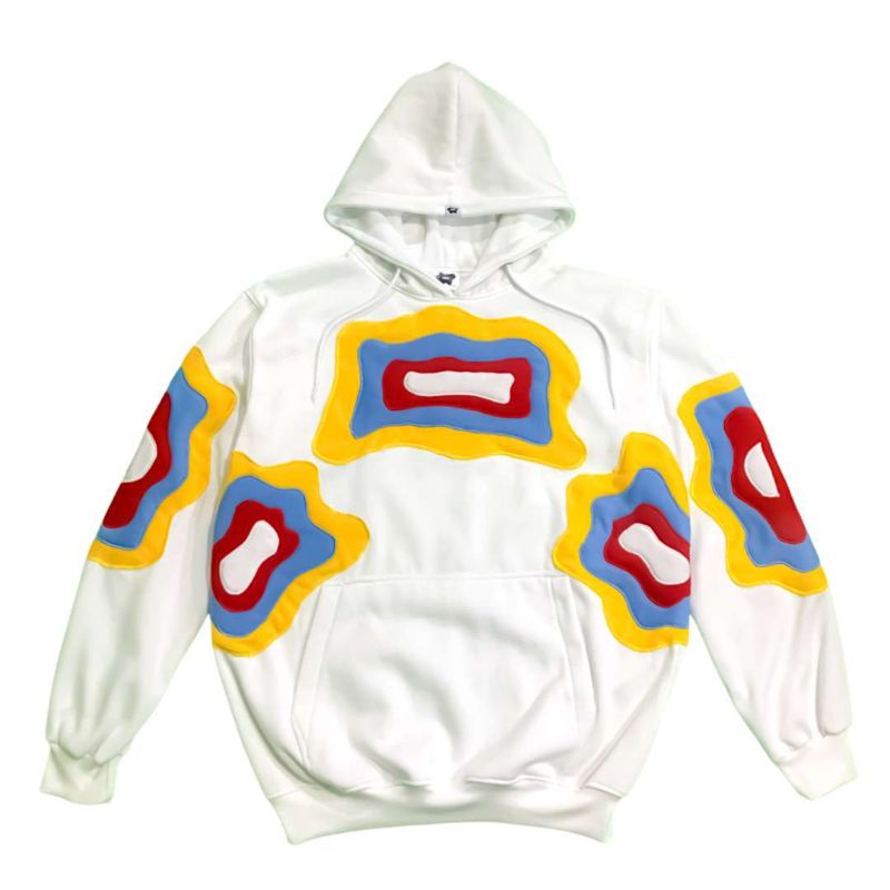 IMS HOODIE REWORKED MIDDLE WHITE