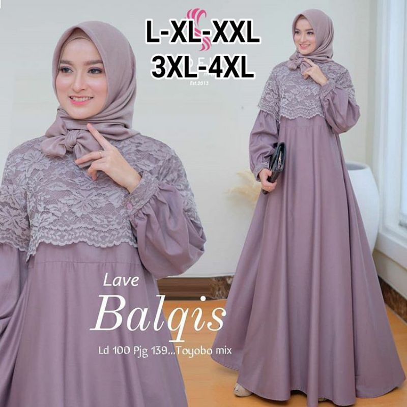 Dress Gamis Jumbo Ibu Hamil Jihan Big Size Maxi Ld 120 140 Busui Lengan Shopee Indonesia