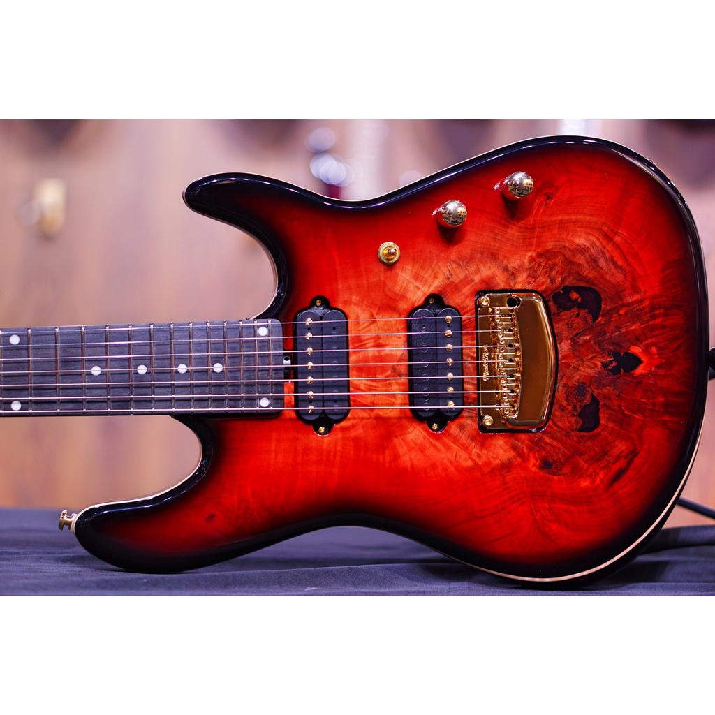 Ernie Ball Music man Cutlass HH Trem - 7 String - Jason Richardson - Rorschach Red - s06986