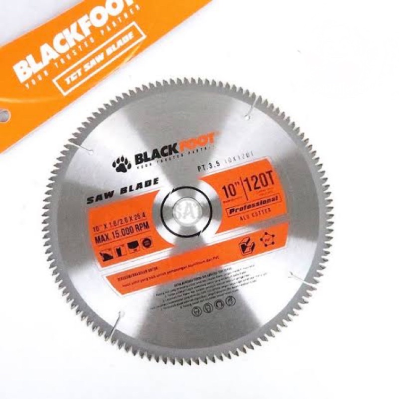 BLACKFOOT Circular Saw Blade 10 Inch - Mata Potong Alumunium Kayu Sirkel