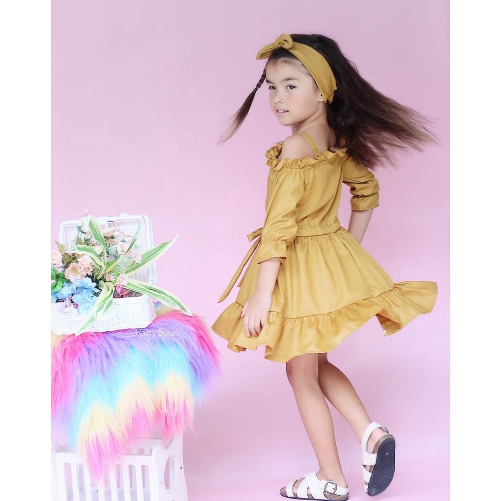 Dress Olivia Anak Unik/Gaun Anak/Dress Anak