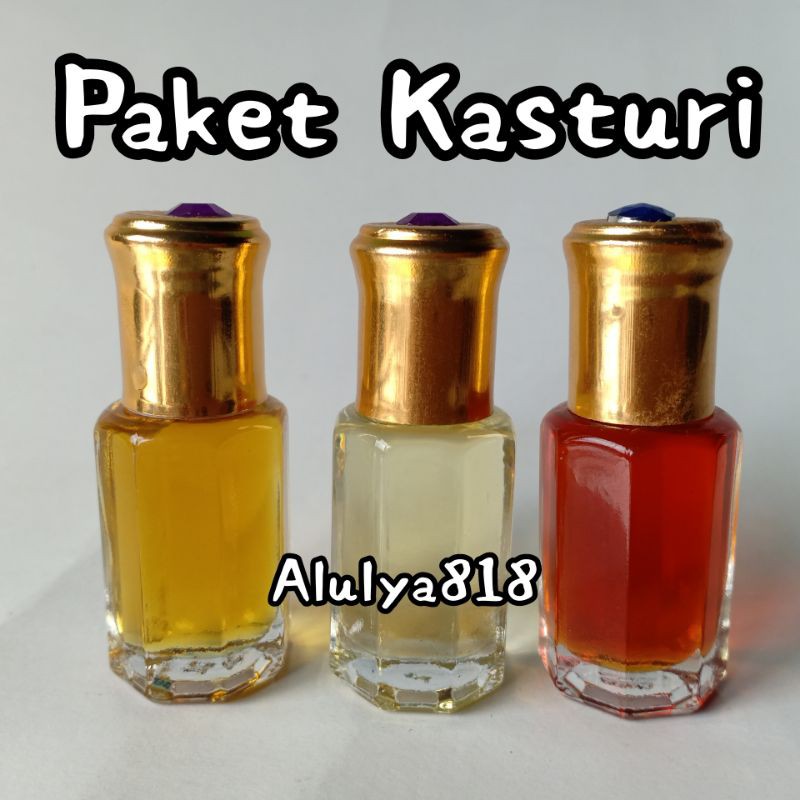 Paket Hemat Kasturi Kijang Kasturi Putih Kasturi Merah Asli Import Arab dijamin Original