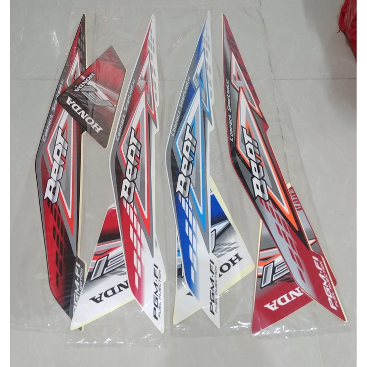 Striker Motor ORI&KW / Stiker Bodi & Lis Body & Striping Beat Fi 2014